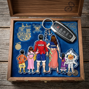 Ocean Crew Family Keychain - Personalized Gift For Family 011qhhu240225pa