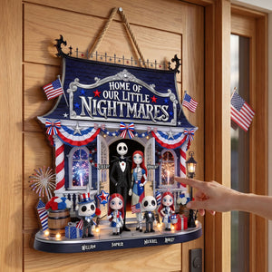 Spooky Family Wood Sign - Personalized Gifts For Family 01pgti050526