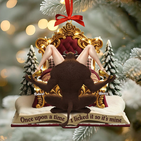 Cheeky Fairytale Couple Ornament - Personalized Gifts For Couple 03tgti220925