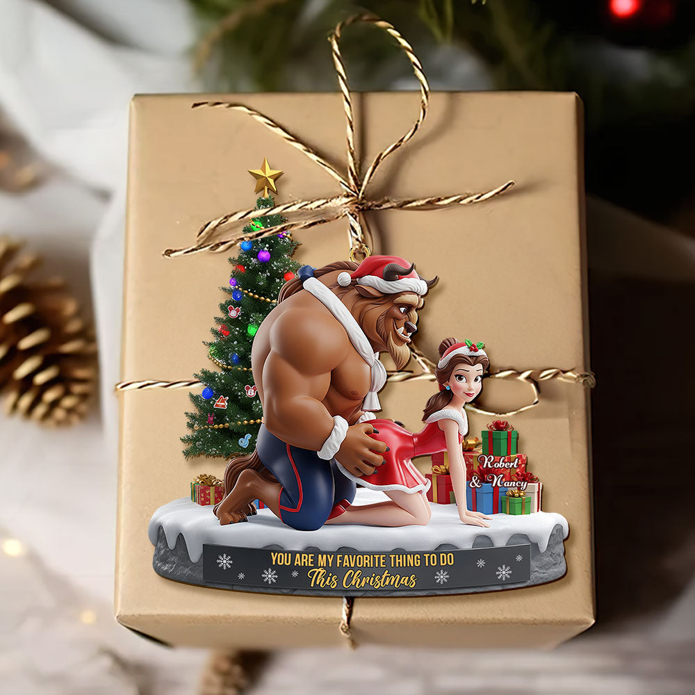 Playful Couple Ornament - Personalized Gifts For Couple 04ohti160925