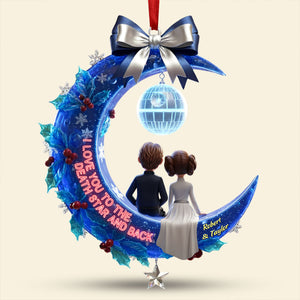 Couple Ornament - Personalized Gift For Couple Christmas Ornament 04PATI291025