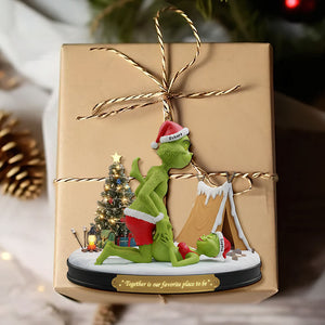 Cheeky Green Couple Ornament - Personalized Gifts For Couple 03ohti091025