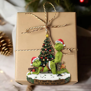 Naughty Green Couple Ornament - Personalized Gifts For Couple 02ohti300925