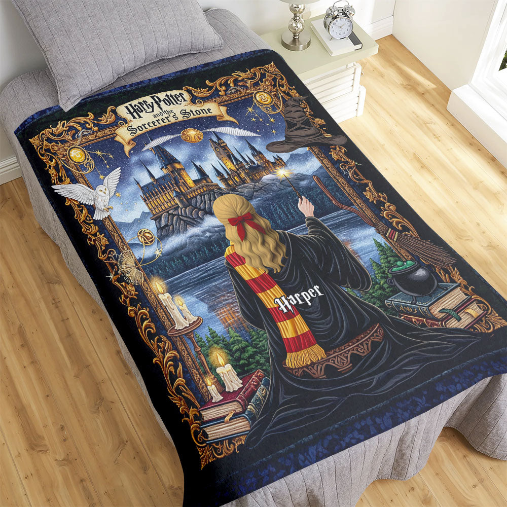 Wizard Blanket  - Personalized Gifts For Magic Lovers 02nati040625