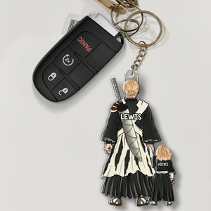 Dad Keychain - Personalized Gifts For Dad 04qhhu070525hg - Keychains - GoDuckee