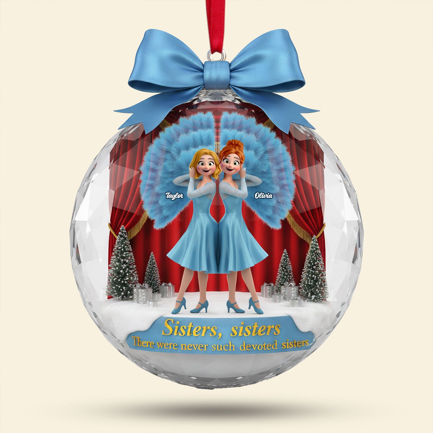 Sisters Ornament - Personalized Gifts For Besties 05nati230925
