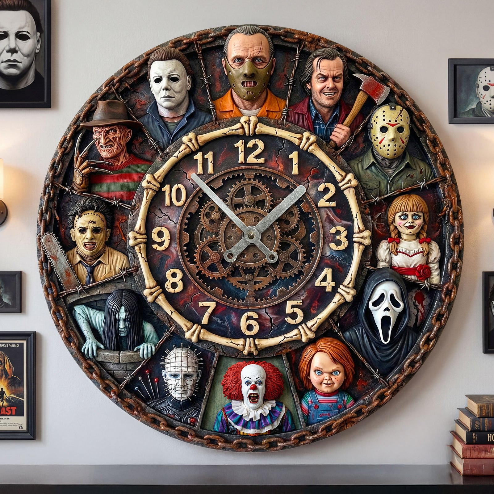 Villain Wall Clock (OPNW - Personalized For Customers)