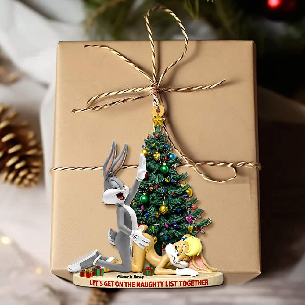 Joyful Couple Christmas Ornament, Personalized Gifts For Couple 04qhti150925