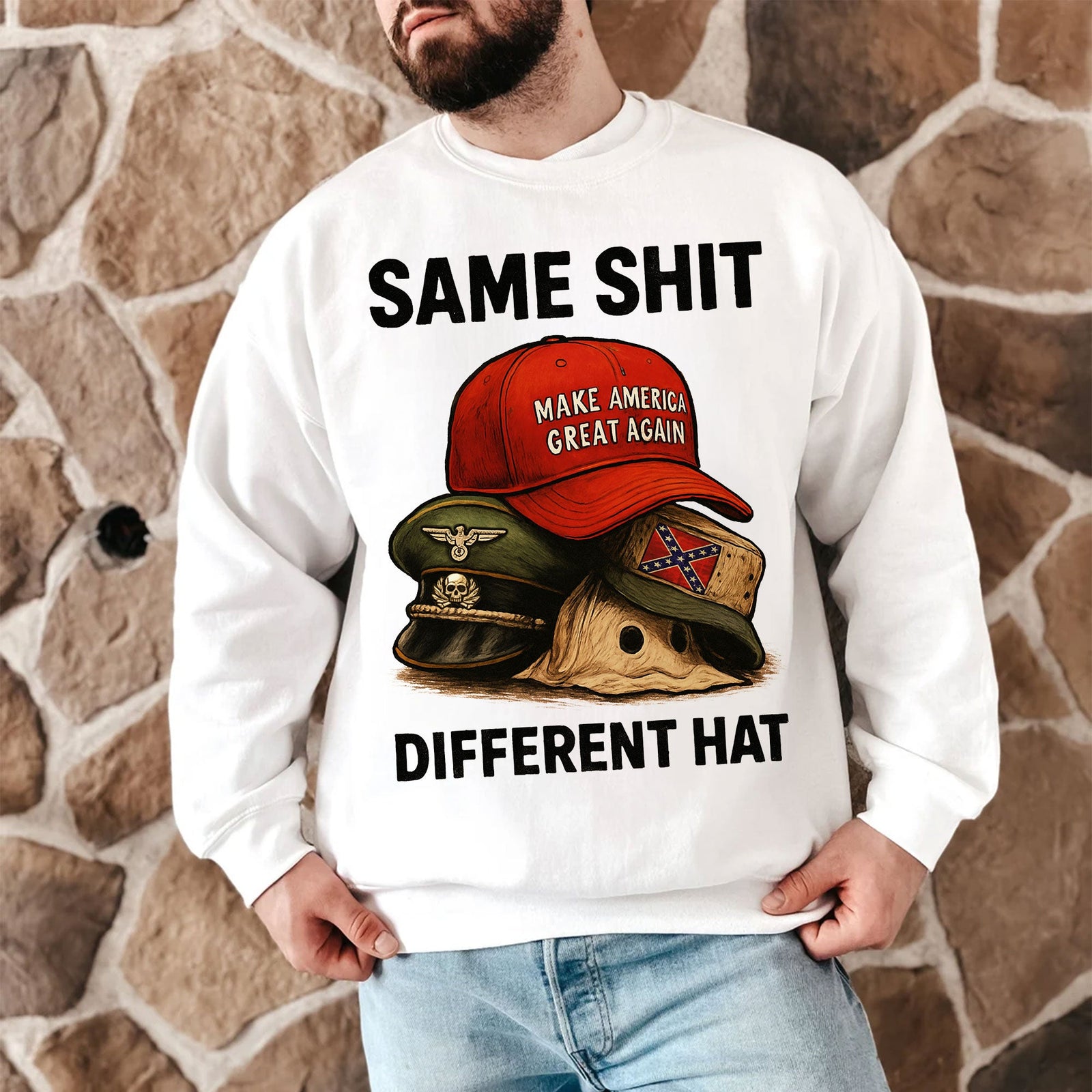 Same Shit Different Hat Shirt - Gifts For The Awakened Shirt 02HUTI231025