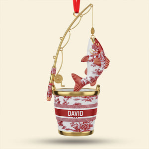 Fishing Christmas Ornament Personalized Gifts for Fishing Lovers 03PGTI161025