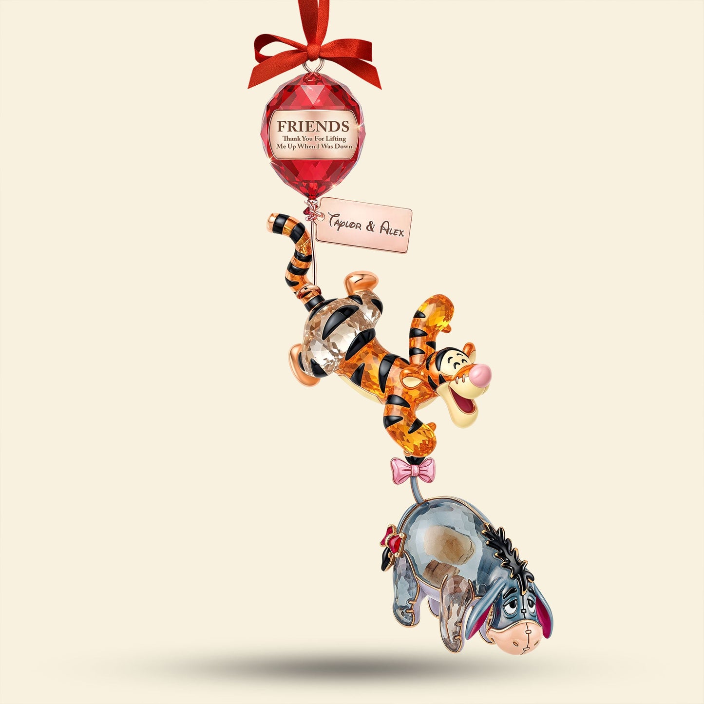 Good Friends Lift Each Other Up Ornament, Personalized Gifts For Friends 05qhti220925