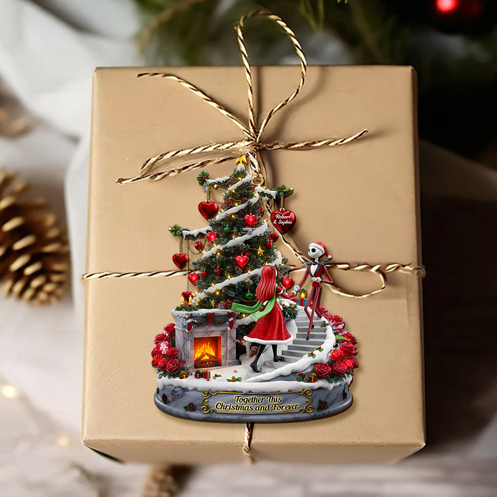 Forever Spooky Couple Ornament - Personalized Gifts For Couple 02pati170925