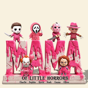 Personalized Gifts For Mom Plaque Mama Of Little Horrors 01qhti140425-Homacus