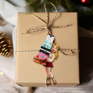 Shopping Girl Ornament - Personalized Gift For Christmas Ornament 04NATI181025