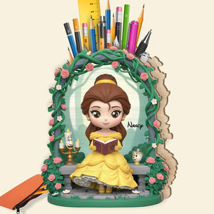 Princess Pen Holder - Personalized Gifts For Princess Lovers 01pgti300725