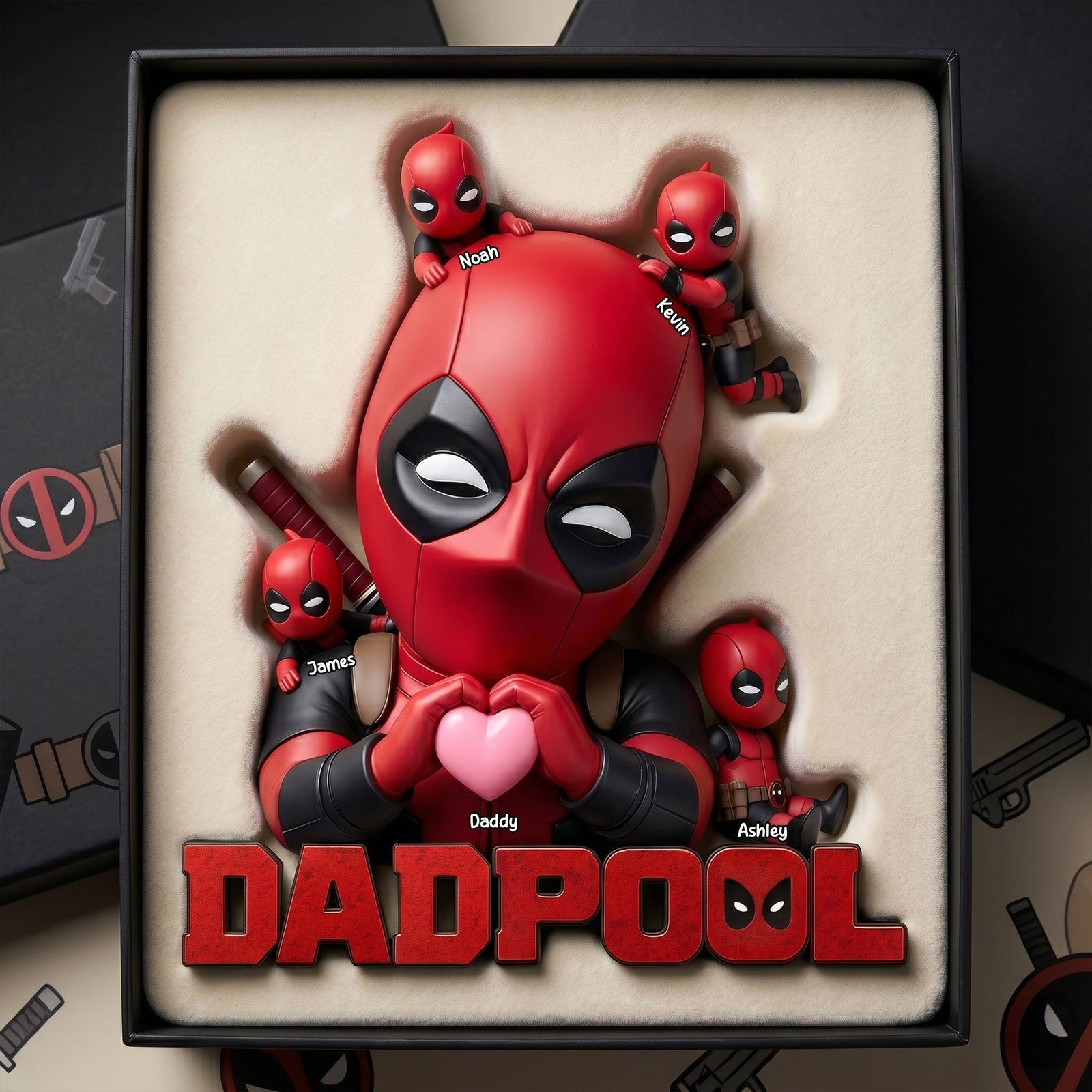 Heroic Undead Dad Acrylic Plaque - Personalized Gifts For Father's Day Plaque 02NATI030525