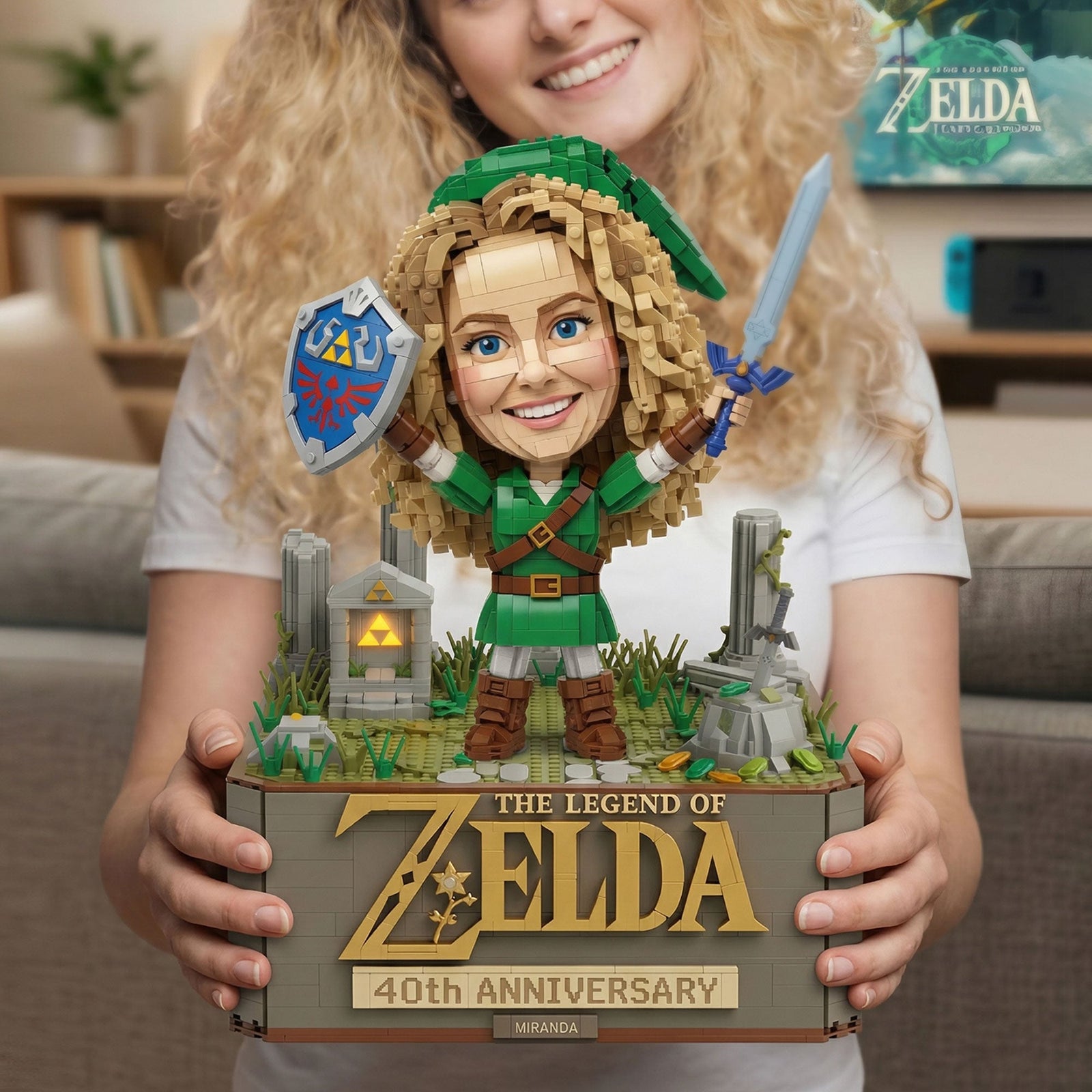 40 Years Of Adventure Acrylic Plaque - Custom Photo Gifts For Game Lovers 03QHTI240326