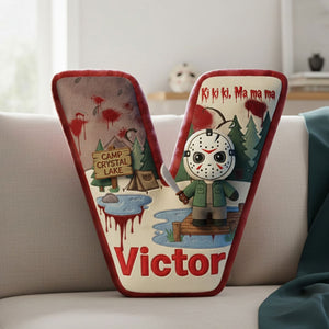 Horror Alphabet Pillow  - Personalized Gifts For Horror Lovers 01HUTI111225