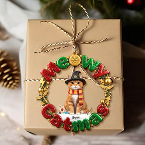 Cat Lover Ornament - Custom Photo Gift For Cat Lover Christmas Ornament 07TOTI061125