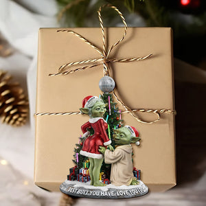 Cheeky Old Couple Ornament - Personalized Gifts For Couple 03qhti041025