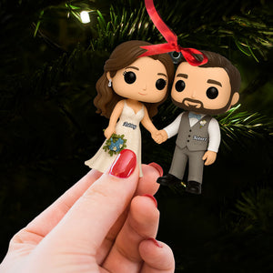 Cartoon Wedding Ornament - Custom Photo Gifts For Couple 05pgti040925