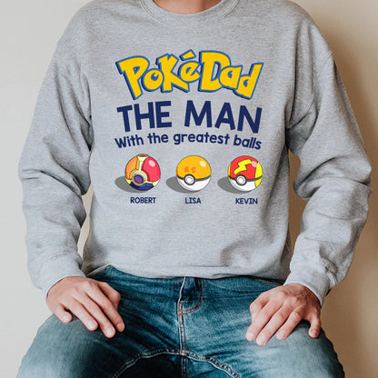 The Man With The Greatest Balls Shirt - Personalized Gift For Father 03OHDT250523-Homacus
