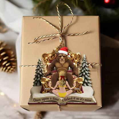 Cheeky Fairytale Couple Ornament - Personalized Gifts For Couple 03tgti220925