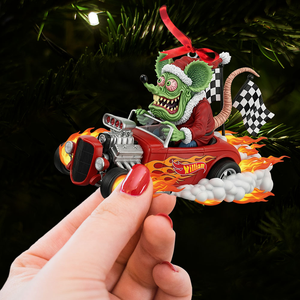 Joy Ride Hot Rod Ornament, Personalized Gifts For Hot Rod Lovers 02qhti050925