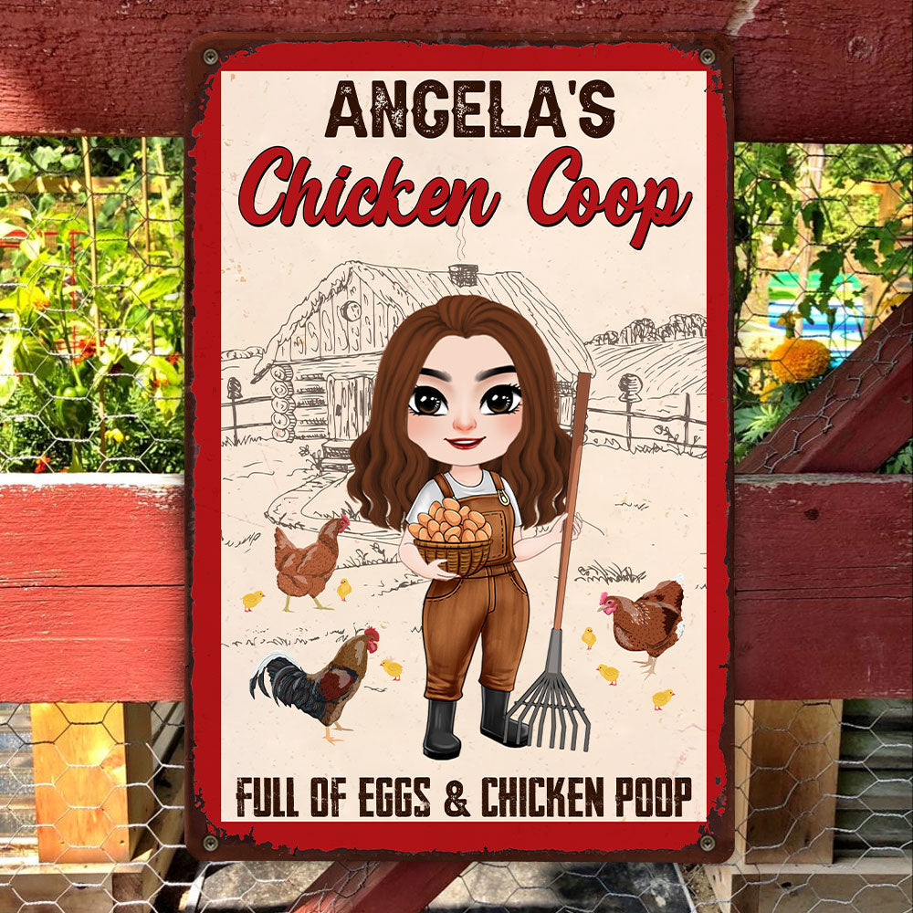 Custom Chicken Coop Signs – Personalized Vintage Signs 03NATI180225HH-Homacus