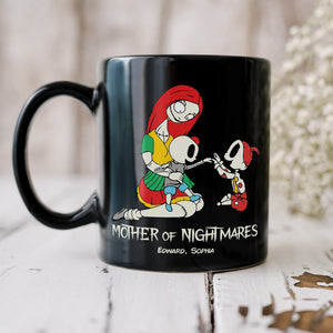 Dad Mom And Children 02QHDT230323 Personalized Black Coffee Mug - Coffee Mug - GoDuckee