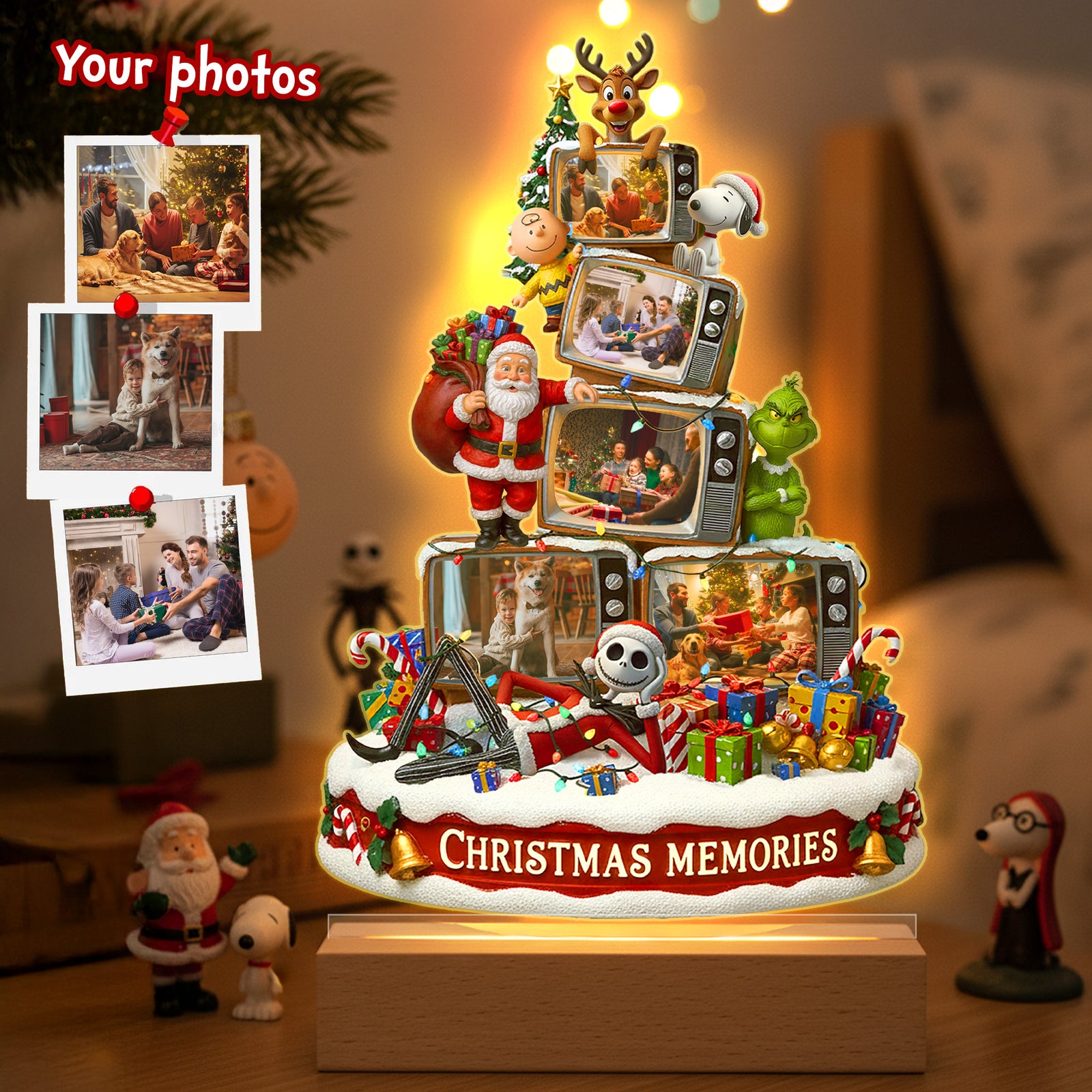 Personalized Christmas Gifts For Family 3D Led Light 01pamg031025