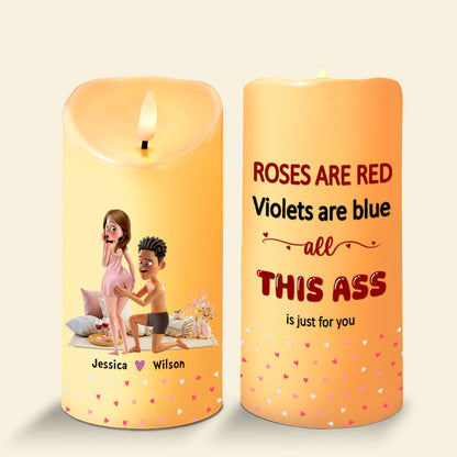 Couple LED Candle - Personalized Gifts For Couple 01NAMG040825