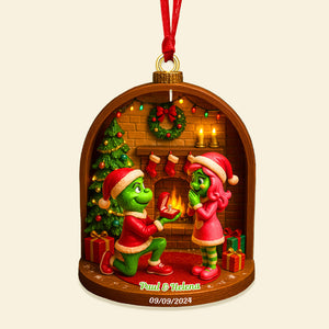 Personalized Gifts For Christmas Couple Acrylic Ornament 04tomg300825