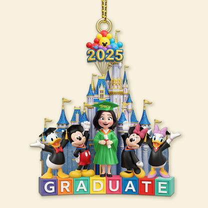 Graduation Christmas Ornament - Personalized Gifts For Christmas 01NAMG290825