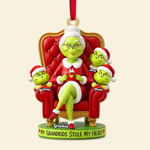 Grandparents’ Pride & Joy Ornament - Personalized Christmas Gift For Grandparennts 04HUMG170925-Homacus