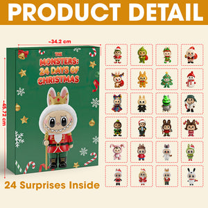 Monster Advent Calendar Custom Acrylic Blind Box, Personalized Gifts For Christmas 03humg101125