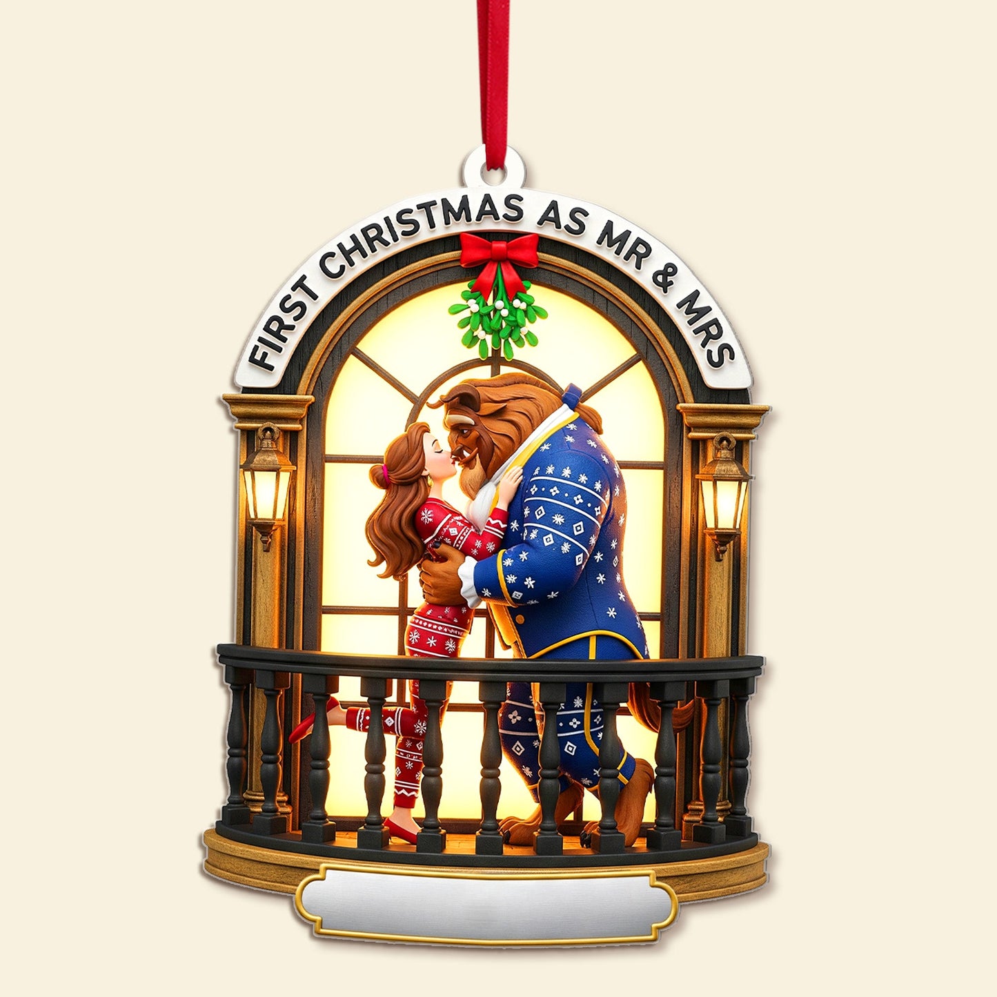 Personalized Gifts For Christmas, The Best Couple Acrylic Ornament 03namg230825
