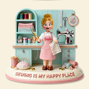 Sewing Room Acrylic Plaque - Personalized Gifts For Sewing Lovers 05pgmg120226 - Shaped Plaques - GoDuckee