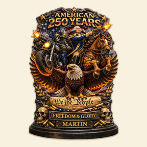 250 Years Anniversary Acrylic Plaque - Personalized Gifts For Veteran Plaque 01TYMG050326