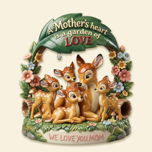 Mother's Heart Acrylic Plaque - Personalized Gifts For Mom 01pamg030226-Homacus