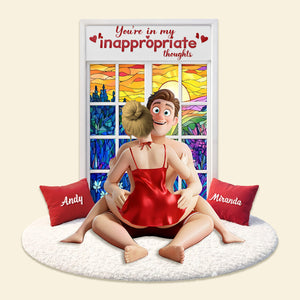 Funny Couple Acrylic Plaque - Personalized Gifts For Couple 04OHMG040226