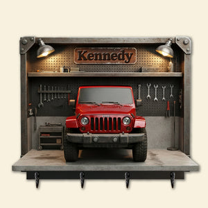 Off-Road Car Acrylic Key Hanger - Personalized Gifts For Off-Road Car Lovers 03kimg181225