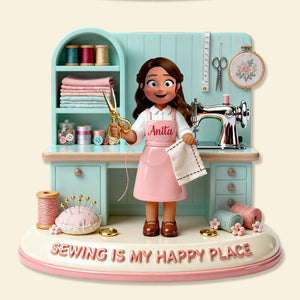 Sewing Room Acrylic Plaque - Personalized Gifts For Sewing Lovers 05pgmg120226 - Shaped Plaques - GoDuckee