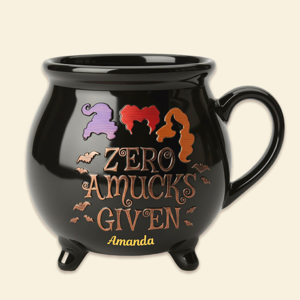 Badass Witch Cauldron Mug, Personalized Gifts For Witch Lovers 03qhmg050925