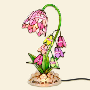 Lily Flower Acrylic Light Box - Personalized Gifts For Mom 02NAMG060226