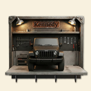 Off-Road Car Acrylic Key Hanger - Personalized Gifts For Off-Road Car Lovers 03kimg181225