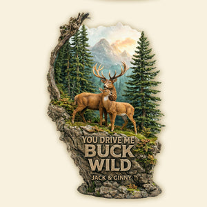 Hunting Couple Acrylic Plaque - Personalized Gifts For Couple 01HUMG190126