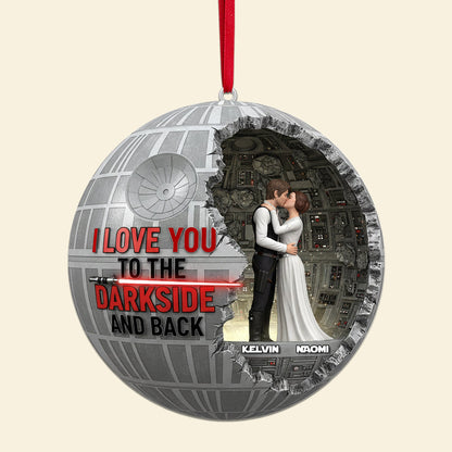 Personalized Gifts For Christmas, Kissing Couple Acrylic Ornament 03kimg270925