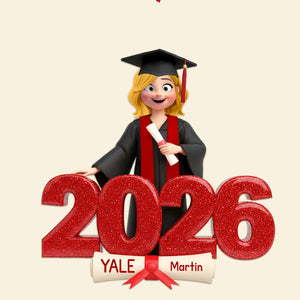 2026 Grad Acrylic Light Box - Personalized Gifts For Graduates 02namg301025