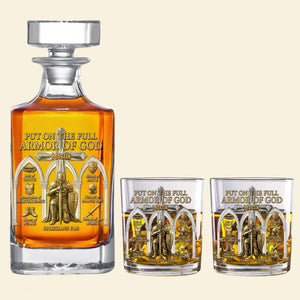 Armor of God Decanter Set - Personalized Gift For Christian 05pamg260226